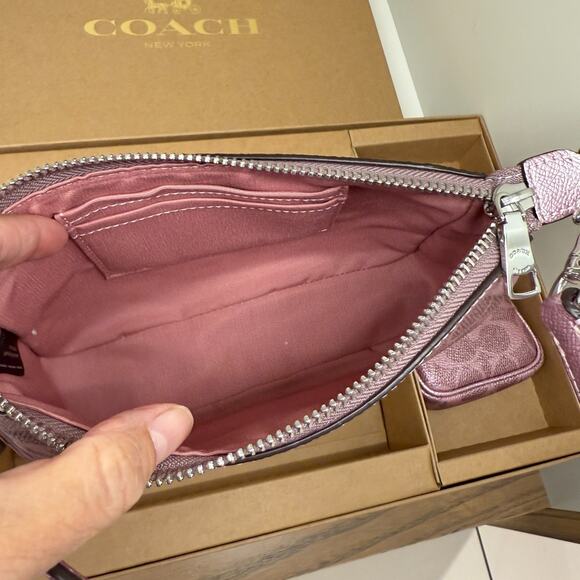 Coach Boxed Nolita 19 And Nolita Bag Charm Set CCK96 Pink/Rose - Picture 7 of 13